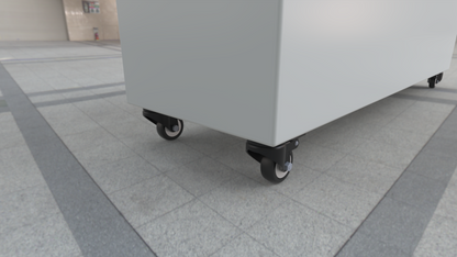 4 Ft Tall Planter With Locking Caster Wheels