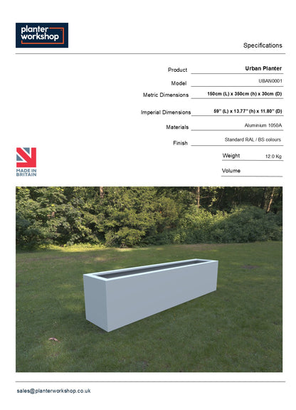 5 Ft Planter